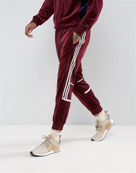 adidas Originals Men's Challenger Velour Track Suit 